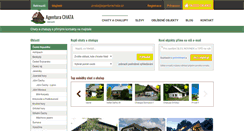 Desktop Screenshot of agenturachata.cz